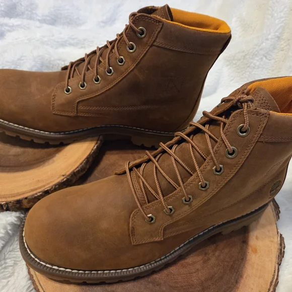 Timberland Men's Brown Leather Boots - Picture 3 of 6